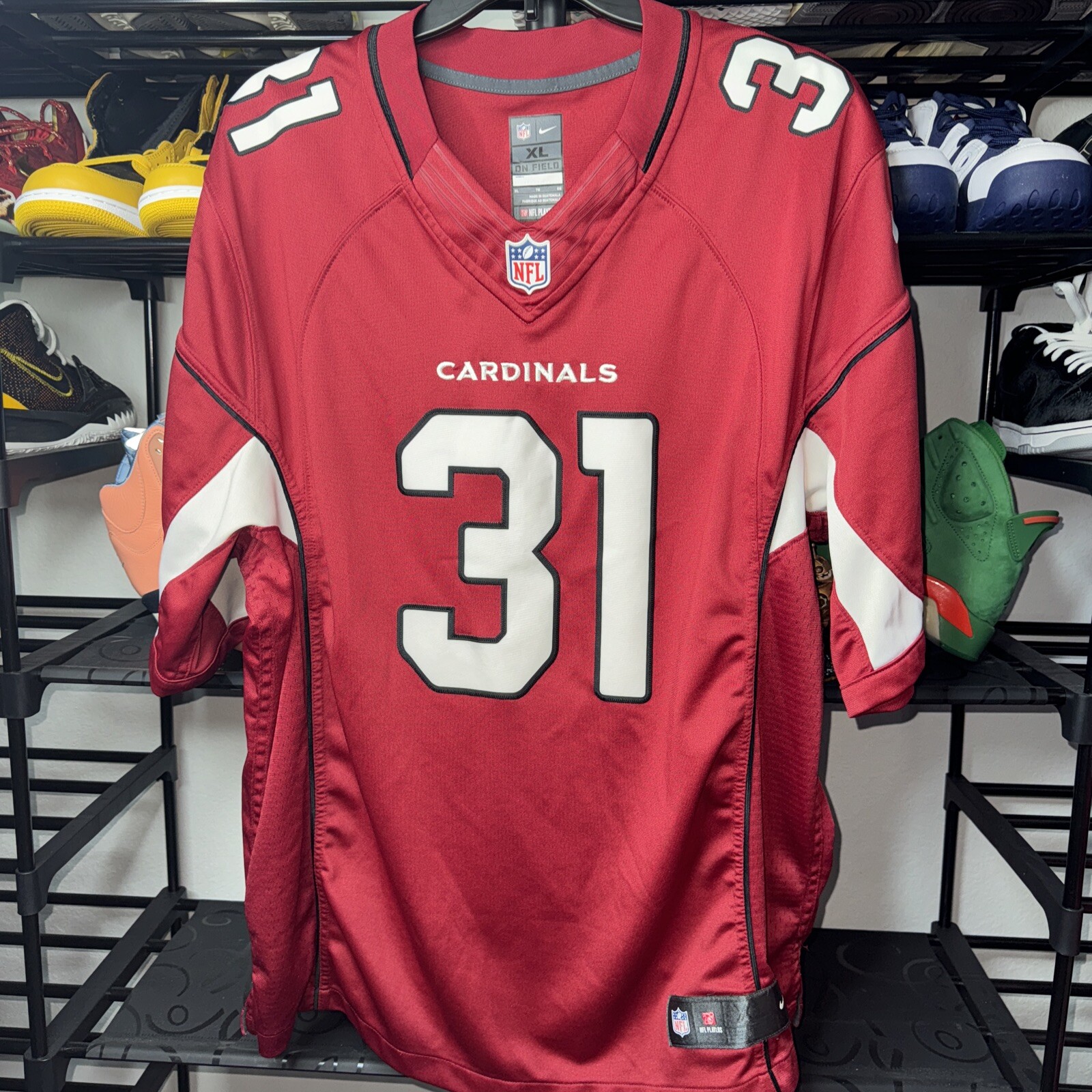 Nike Arizona Cardinals Size XL On Field NFL Jersey David Johnson #31