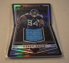 Corey Davis 2018 Panini Obsidian Galaxy Gear Materials Relic Titans /100