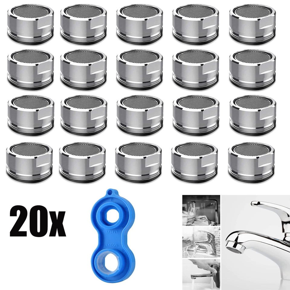 DE Perlator Strahlregler 5-20Stk M24 Perlator Strahlregler Wasserhahn Sieb - Bild 2 von 4