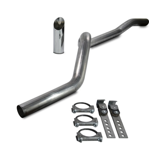 8401 Jeep Cherokee XJ 4.0L 2.5" Aluminized Exhaust Kit No Muffler Tip eBay