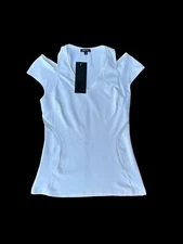 Michi Activewear Sports Bra Size Small White Raven Women’s NWT