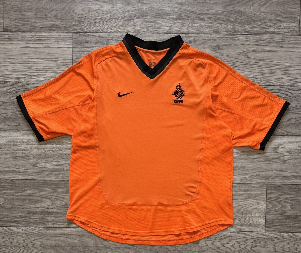 Netherlands 2000 2002 Home Football Shirt Soccer Jersey Orange
