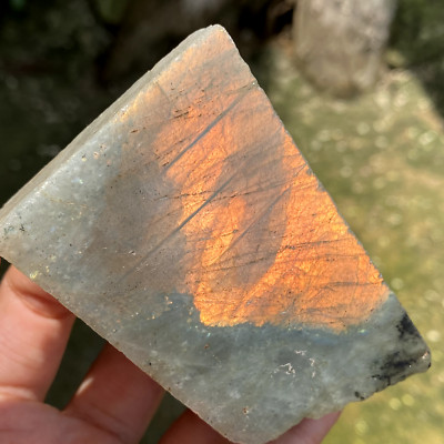 135g Natural Flashy Sunset Raw Labradorite Crystal Quartz Healing Reiki