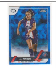 2022-23 Topps Chrome Sapphire UWCL #40 Lieke Martens