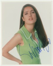 Salma Hayek Signed 8x10 Photo / Actress Autographed / RR COA