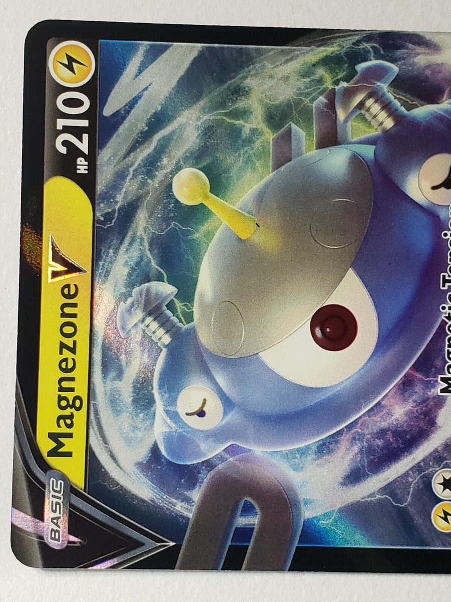 HOLO Magnezone V 056/196 - NM / M - RARE Lost Origin Sword Shield