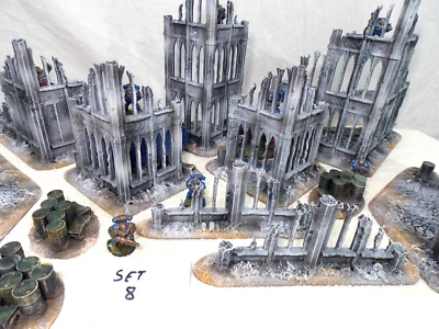 WARGAMING TERRAIN PAINTED,ADVANCE ORDERS,,MEGA BUNDLE SET OF 12 PIECES