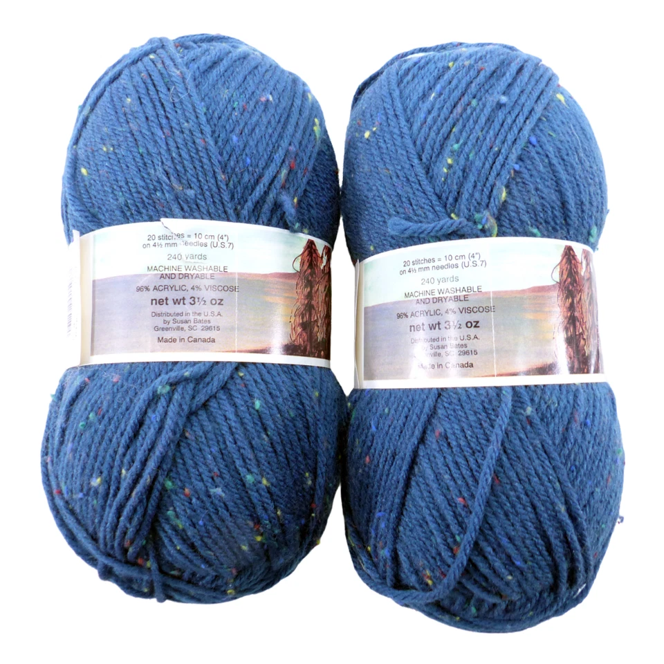 Lote de 2 Patones Canadiana Tweeds Tejer Peor Tricot Modo Hilo #6195 Lote 21 Foto 4 de 4