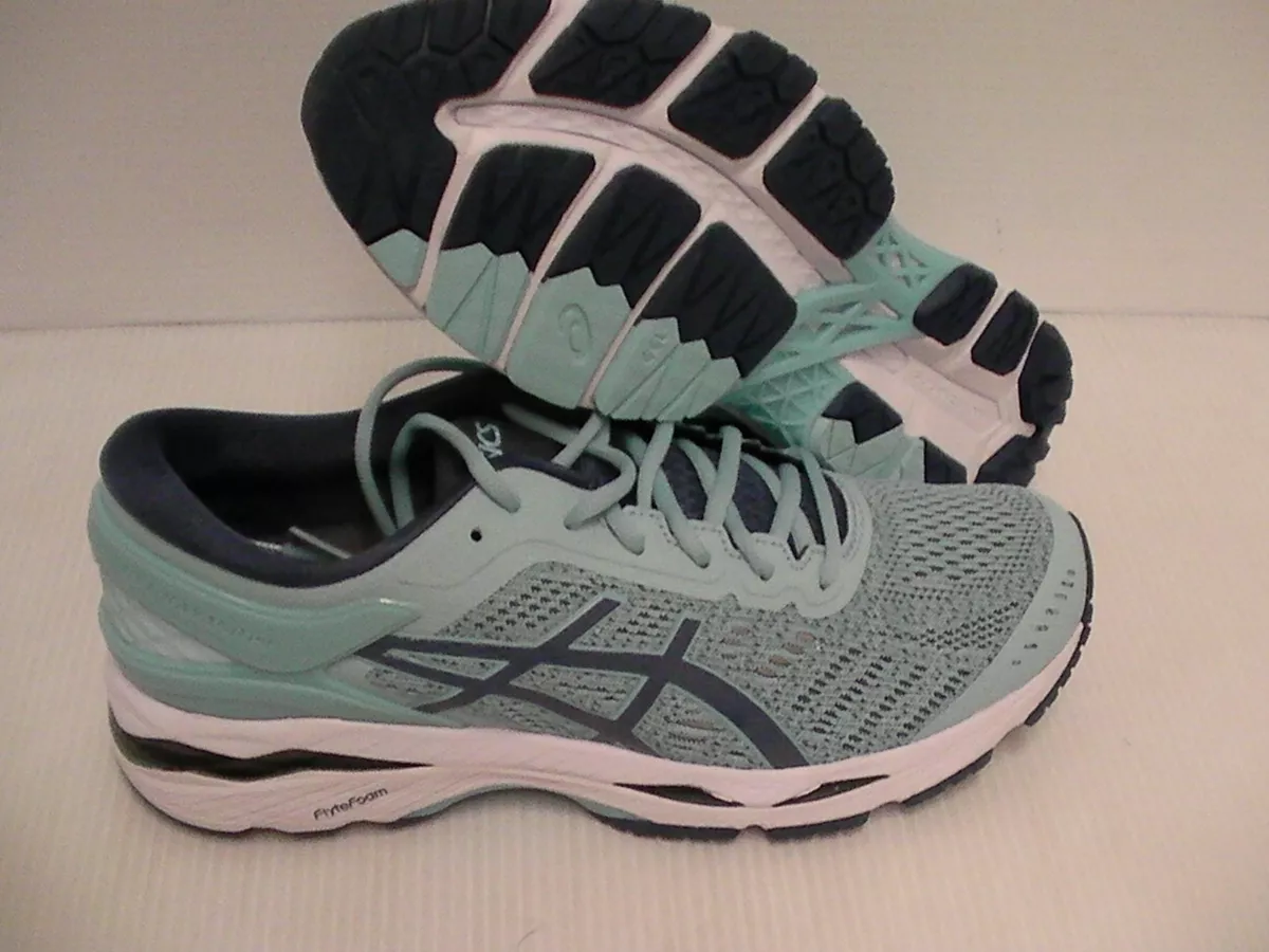 Womens Asics running shoes gel kayano 24 porcelain blue smoke blue