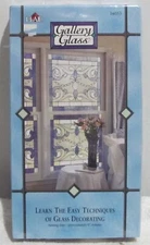 Gallery Glass - Learn the Easy Techniques of Glass Decorating (VHS) New & Sealed