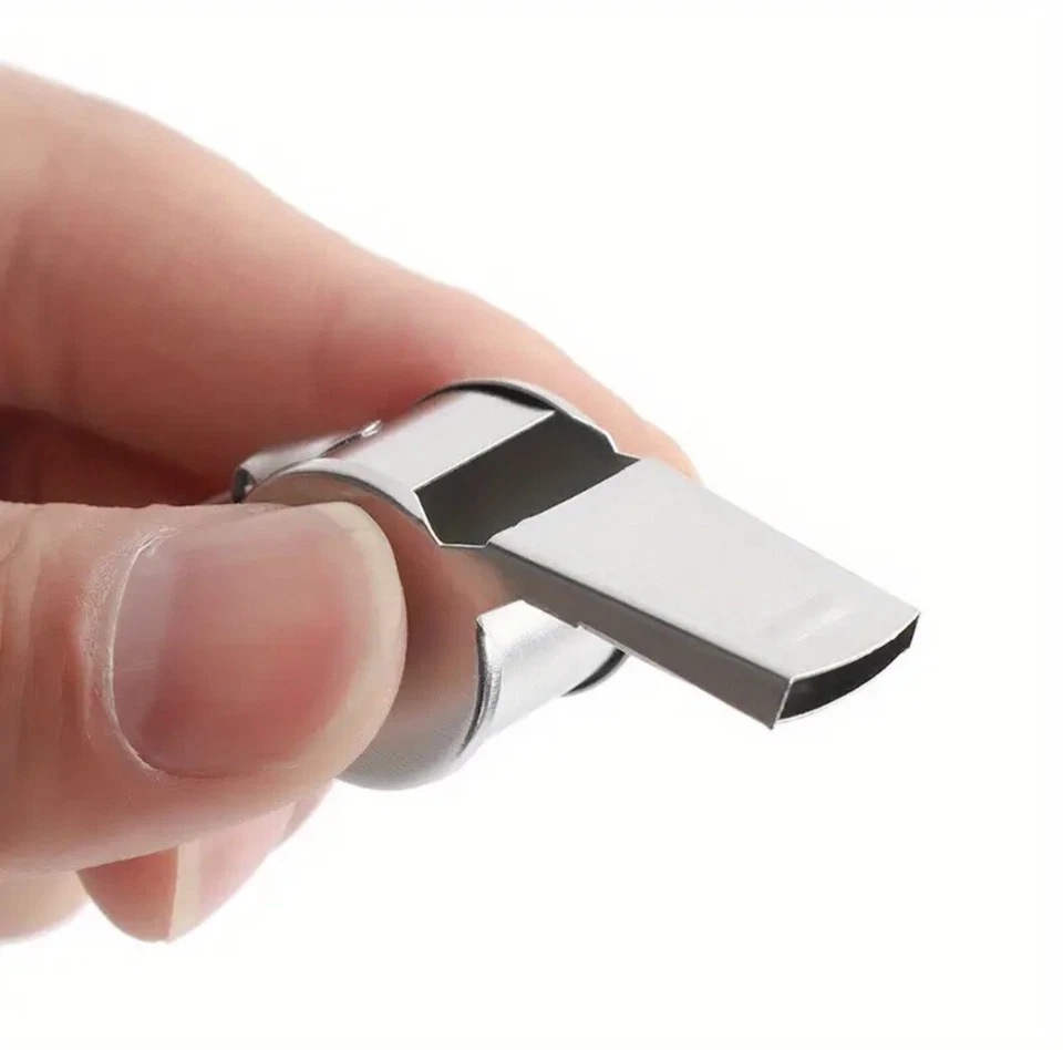 Metal Referee Whistle With Lanyard Sports PE School Football Rugby Outdoor Play - Image 2 of 4