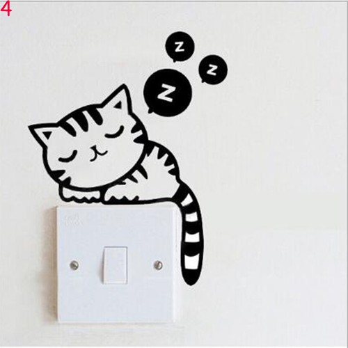3D-Lichtschalter-Wandsteckdosen-Aufkleber Kinderzimmer-Dekoration Wandposter✅ ↑ - Bild 10 von 27