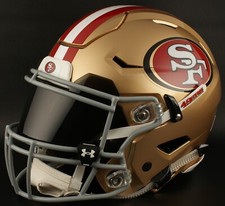 SAN FRANCISCO 49ers NFL Riddell SPEEDFLEX Authentic Gameday Football Helmet