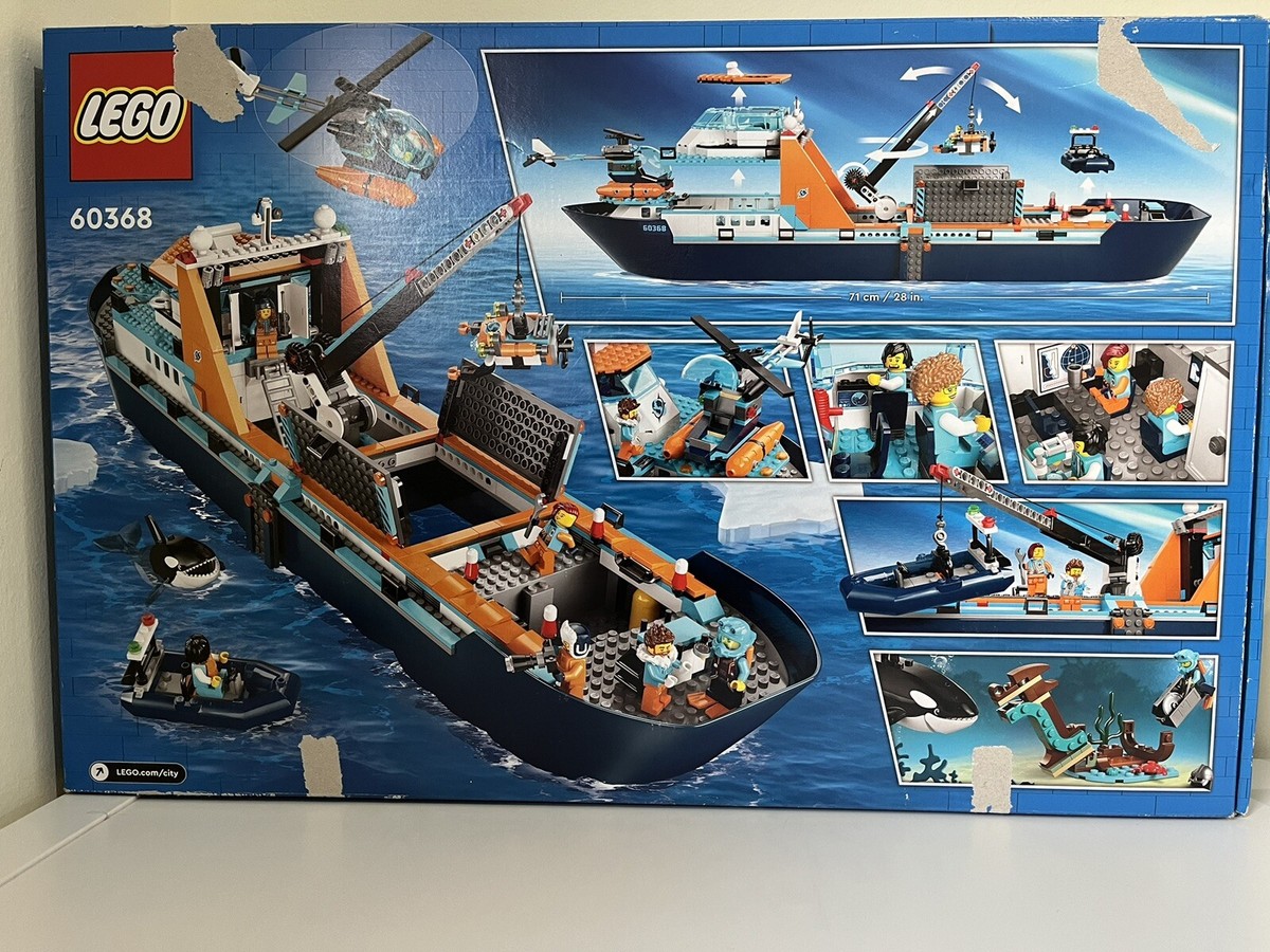 City Ocean Exploration Lego Ocean Big W Lego 60266 LEGO City Arctic  Explorer Ship 60368 Used