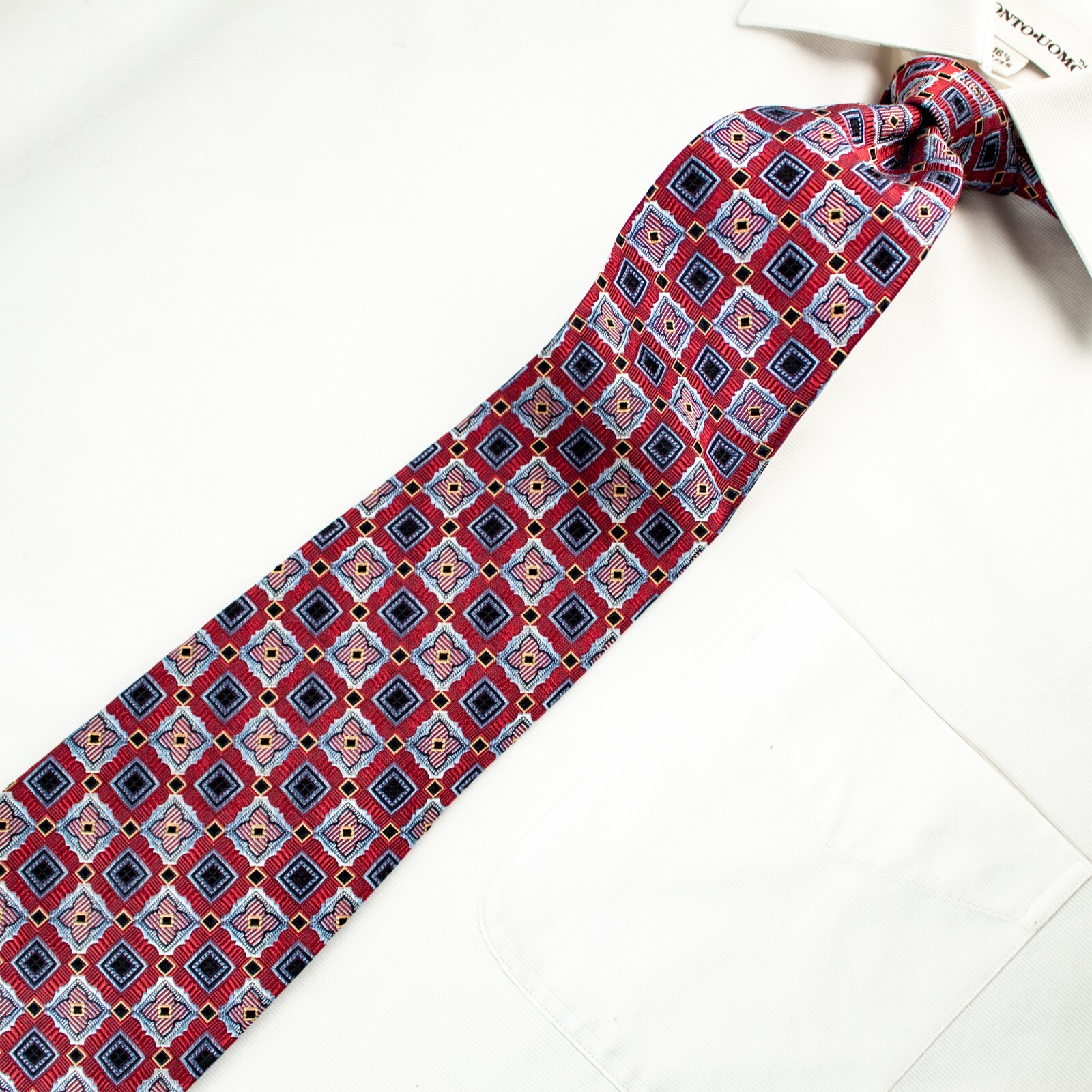 ROBERT TALBOTT Red Melon Blue Yellow Geometric Si… - image 10