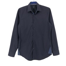 HUGO BOSS Men Slim Fit Long Sleeve Casual Formal Shirt Size S  39 - 15 1/2 
