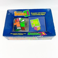 NEW Milton Bradley Square-1 Square-One Twist Puzzle 1991 Sealed Box Wear