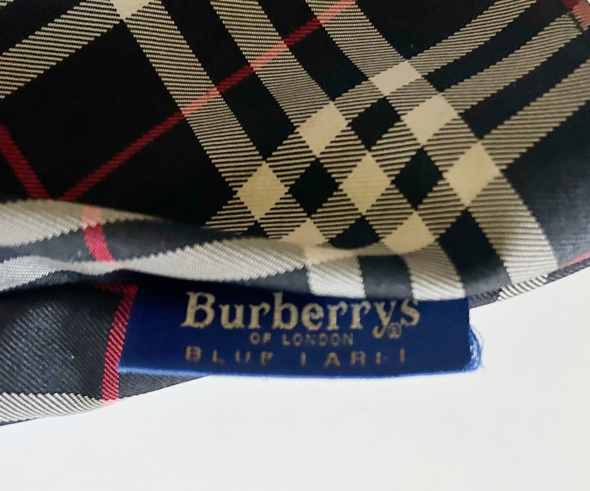 Authentic BURBERRY Blue Label Check Shoulder Tote Bag Nylon