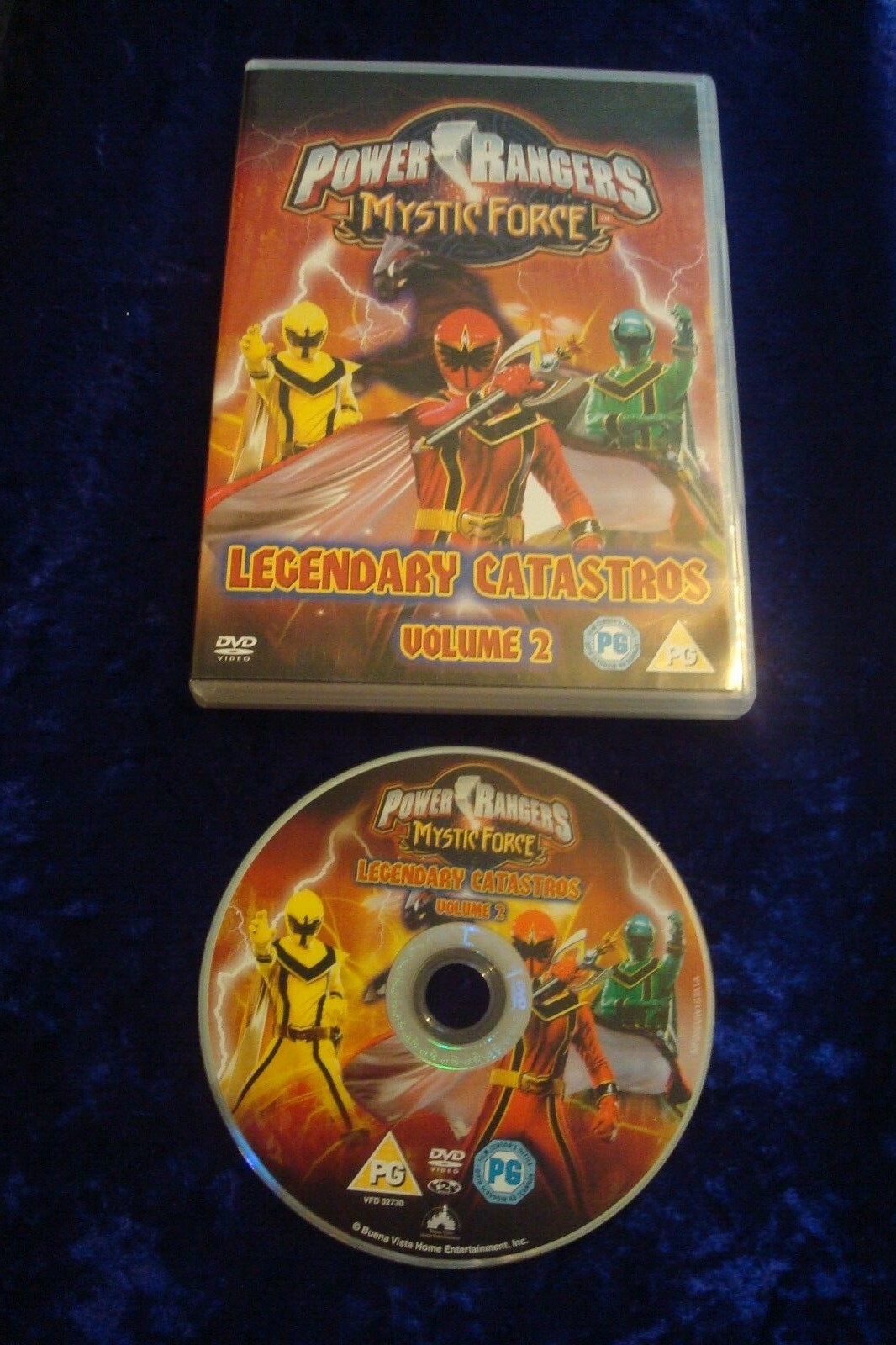 DVD POWER RANGERS MYSTIC FORCE LEGENDARY CATASTROS VOLUME 2 UK REGION 2