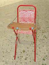 *JOLIE ANCIENNE CHAISE HAUTE pour POUPEE POUPON VINTAGE ANNEES 70 DECO JOUET D