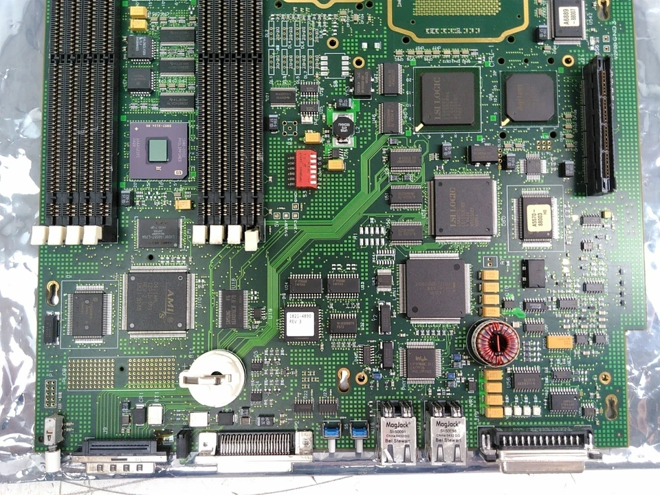 Defective HP A6891A-60001 Agilent Server Motherboard Only AS-IS For Parts - Image 3 of 4