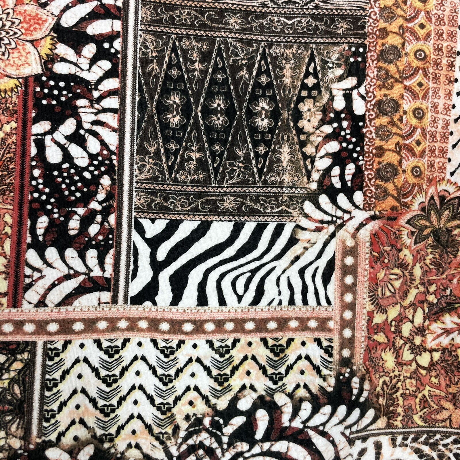 Chicos Multi Colored Square Neck Multi Print Flor… - image 3