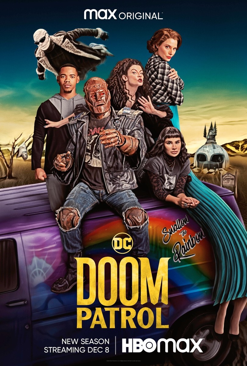 Doom Patrol poster (h) 11 x 17 inches