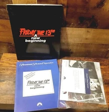 1985 "FRIDAY THE 13TH: A NEW BEGINNING" Orig. Complete PRESS KIT In The FOLDER