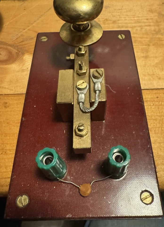 Morse Key Hand Made Brass - Image 4 of 4