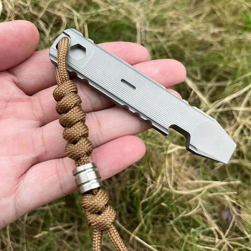 Lo último EDC Aleación de Titanio Bolsillo Palanca Abridor Llave Exterior Multi Herramientas Foto 2 de 4