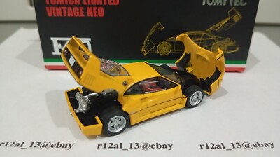 TOMICA LIMITED VINTAGE Neo Ferrari F40 Yellow | eBay