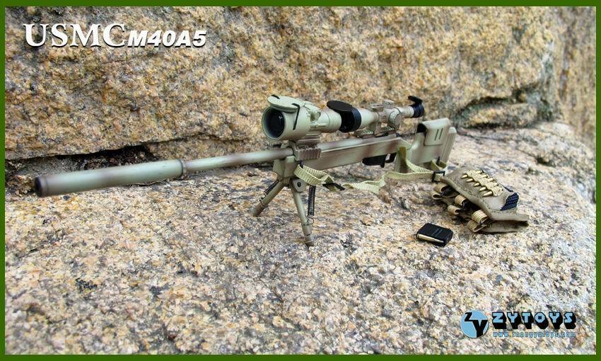トイガン M40A5 ZYTOYS 1/6 M40A5 Snipe Rifle for 12'' Action Figures