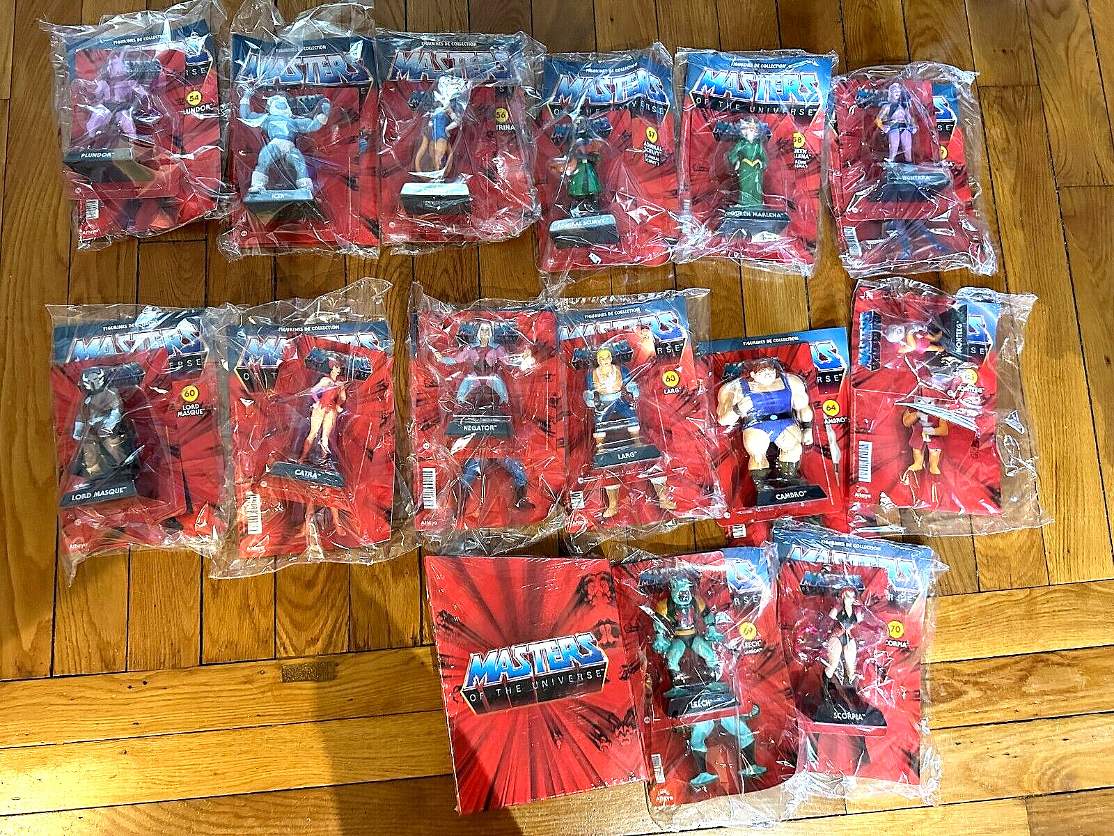 Figurines Master of the Universe Altaya neuves en lot de 30 pour collectionneur