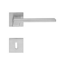 Maniglie per porte interne LineaCalì Stream moderna quadrata cromo satinato 088