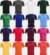 Under Armour Mens UA Sonic Heatgear Short Sleeve Compression T-Shirt Workout Tee