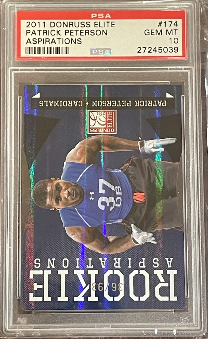 Patrick Peterson Donruss Elite #174 Aspirations