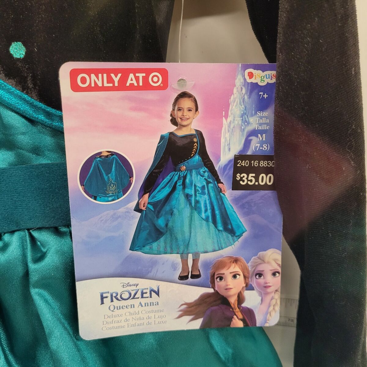 Disney Queen Anna Costume Child Dress Cape Disney Queen Anna Costume Child Dress Cape