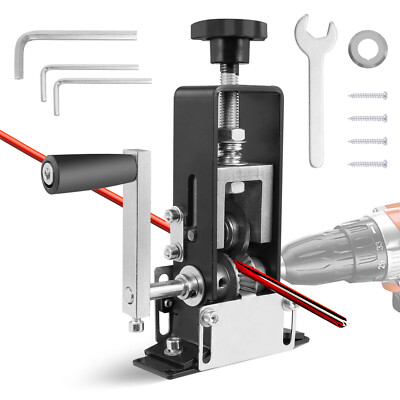 #ad #ad Manual Wire Stripping Machine Drill Powered Hand Crank Wire Stripper Tool 1 21MM $28.99
