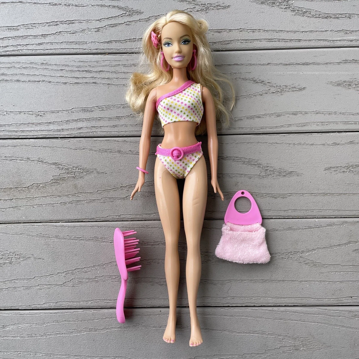 Barbie 2006 Beach Glam Doll K8383 Mattel bikini summer swim