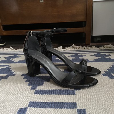 stuart weitzman partly block heel sandals