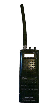 RADIO SHACK PRO-50 20 Channel Scanner 20-307 UHF VHF Hi Lo Programmable USED