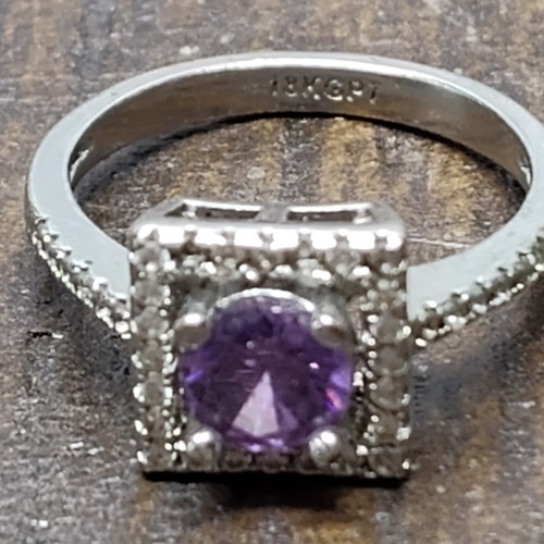 21 Ring Lot costume fashion jewelry turquoise amethyst large finger silver tone - Picture 6 of 19