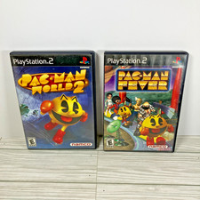 Pac Man World 2 & Fever (PlayStation 2 PS2) Black Label CIB Working Authentic