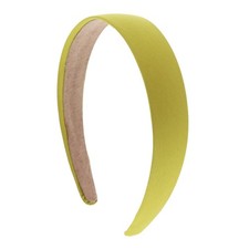 1 Inch Light Olive Satin Headband For Women Girls NonSlip Hair Accessory