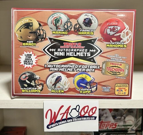 2024 TriStar Hidden Treasures Autographed Mini Helmet Mystery Football Box
