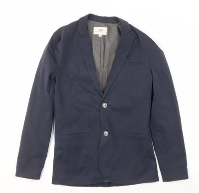 Anzugjacke Herren UK Größe 36 WRK Regular Blau