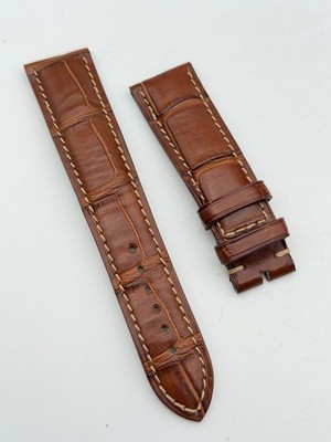 Eberhard Tazio Nuvolari Chrono 21mm Uhrenarmband Strap Leder