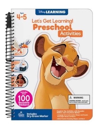 Let's Get Learning! Preschool Activities by Disney Learning: New