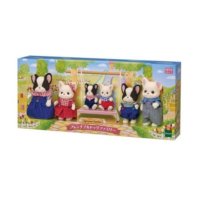 Sylvanian Families Calico Critter French Bulldog Family