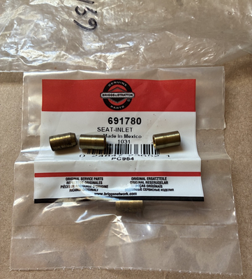 #ad 4 New OEM Briggs amp; Stratton 691780 Inlet Seat $15.99